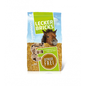 Cukierki dla koni Lecker Bricks bez zbóż (niskocukrowe) 1kg
