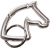 Breloczek-karabińczyk HR końska głowa srebrny