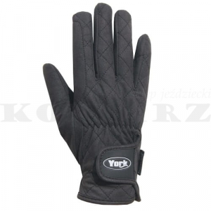 Rękawiczki York Pique czarne