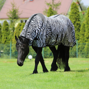 Derka York siatkowa z kapturem Zebra