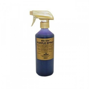 Purple Spray Gold Label